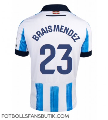 Real Sociedad Brais Mendez #23 Replika Hemmatröja 2023-24 Kortärmad